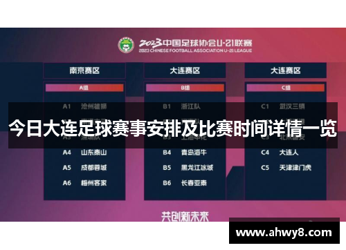 今日大连足球赛事安排及比赛时间详情一览